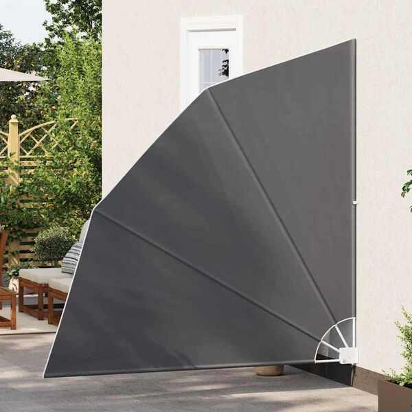 vidaXL Z&aacute;stěna na balkon Čern&aacute; 210 x 210 cm Polyester