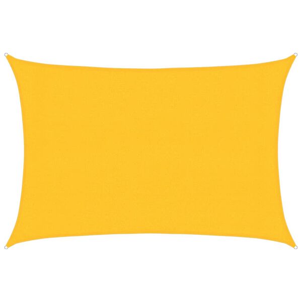 vidaXL St&iacute;n&iacute;c&iacute; plachta 160 g/m&sup2; žlut&aacute; 3 x 5 m HDPE