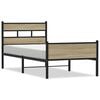 vidaXL R&aacute;m postele bez matrace dub sonoma 90 x 200 cm kompozitn&iacute; dřevo