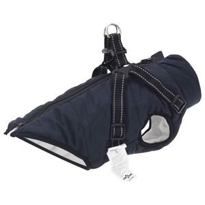 vidaXL Ps&iacute; kab&aacute;t N&aacute;mořnick&aacute; modr&aacute; L24 Fleece a polyester