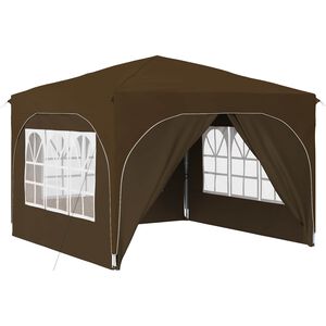vidaXL P&aacute;rty stan s v&yacute;suvn&yacute;m st&aacute;nkem 290 x 290 x 245 cm Taupe