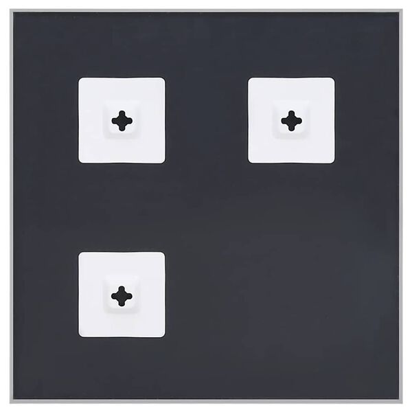 vidaXL Zrcadlo stř&iacute;brn&eacute; 40 x 40 cm