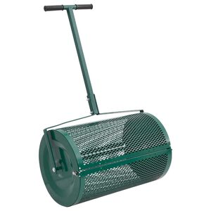 vidaXL Rozmetadlo kompostu 75L zelen&eacute; &Oslash; 40 x 60 cm ocel