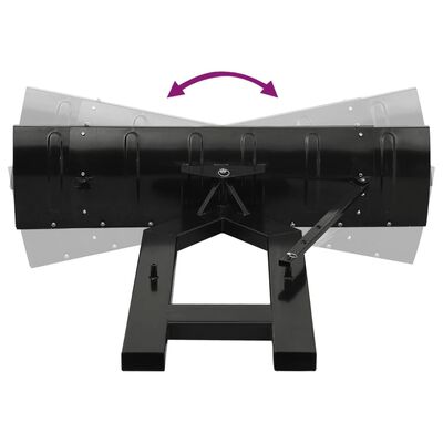 vidaXL Sněhová radlice pro vysokozdvižný vozík 150 x 38 cm černá