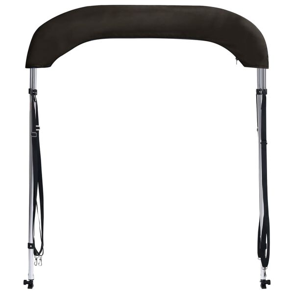 vidaXL Bimini stř&iacute;&scaron;ka se 2 oblouky čern&aacute; 150x120x110 cm