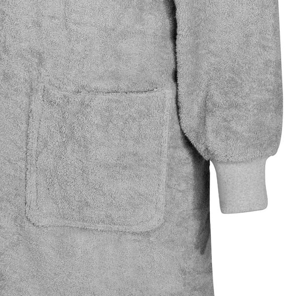 vidaXL Mikina s kapuc&iacute; KINN &Scaron;ed&aacute; L Bavlna