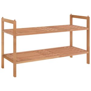 vidaXL Botn&iacute;k 69 x 27 x 41 cm masivn&iacute; ořechov&eacute; dřevo