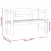 vidaXL Venkovn&iacute; lavice s &uacute;loži&scaron;těm Př&iacute;rodn&iacute; 119 x 44 x 76 cm