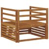 vidaXL 2 Kus Pohovka s opěrkami Př&iacute;rodn&iacute;