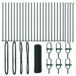 vidaXL Plotov&yacute; sloupek. Zelen&aacute;