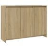 vidaXL Př&iacute;born&iacute;k dub sonoma 102 x 33 x 75 cm kompozitn&iacute; dřevo
