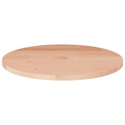 vidaXL Kulatá stolní deska Ø50x1,5 cm masivní dub bez povrchové úpravy