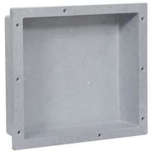 vidaXL Nika do sprchov&eacute;ho koutu matn&aacute; &scaron;ed&aacute; 41 x 36 x 10 cm