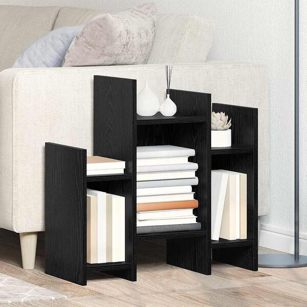 vidaXL Bočn&iacute; skř&iacute;ňka Čern&yacute; dub 60 x 26 x 60 cm kompozitn&iacute; dřevo