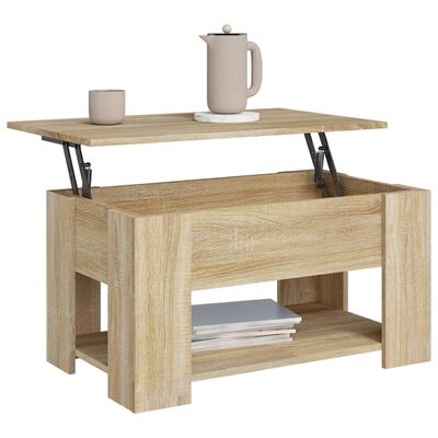 vidaXL Konferenční stolek dub sonoma 79 x 49 x 41 cm kompozitní dřevo