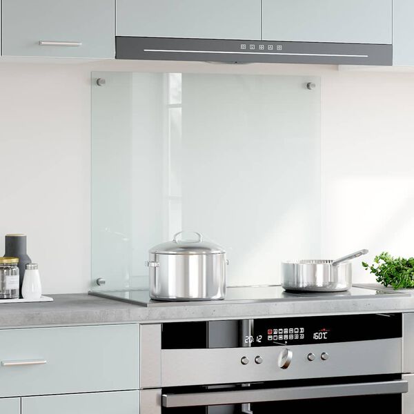 vidaXL Kuchyňský panel průhledný 70 x 60 cm tvrzené sklo