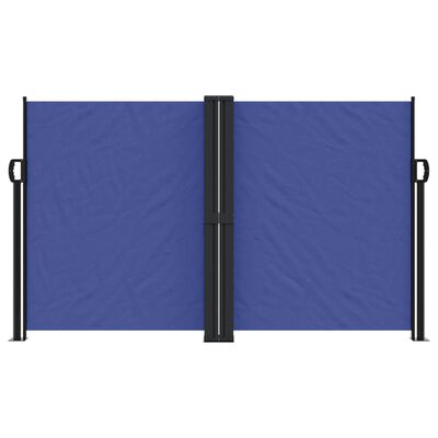 vidaXL Zatahovací boční markýza modrá 140 x 1 000 cm
