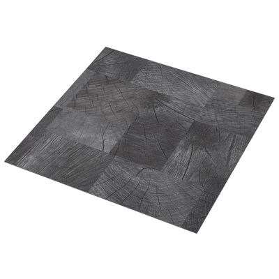 vidaXL Podlahová krytina PVC samolepicí 5,11 m² kresba dřeva šedá