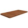 vidaXL Koupelnov&aacute; deska tmavě hněd&aacute; 80x40x2,5 cm o&scaron;etřen&yacute; masiv