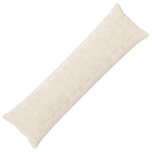 vidaXL Povlak na pol&scaron;t&aacute;ř HOUTEN B&iacute;l&aacute; 40 x 145 cm Uměl&aacute; kr&aacute;lič&iacute;