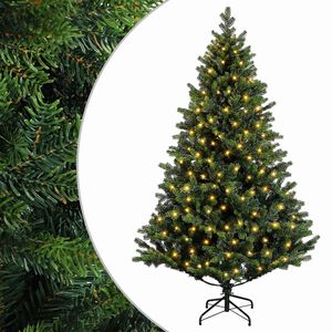 vidaXL Uměl&yacute; Skl&aacute;dac&iacute; V&aacute;nočn&iacute; Strom 120 cm 150 LED Tepl&aacute; b&iacute;l&aacute;