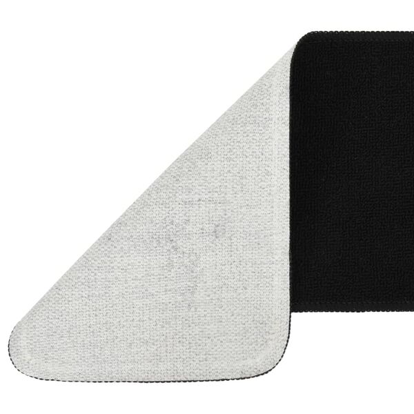 vidaXL Protiskluzové nášlapy na schody 15 ks 75x20cm černé obdélníkové