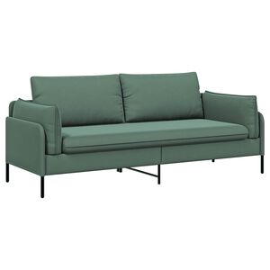 vidaXL 3-m&iacute;stn&eacute; sofa Pro 3 osobu Mořsk&aacute; zelen&aacute; 222 x 81 x 89 cm Samet