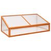 vidaXL Sklen&iacute;k oranžov&yacute; 110 x 56 x 39 cm jedlov&eacute; dřevo