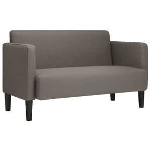 vidaXL Loveseat Sofa Light Grey 109 cm man&scaron;estrov&aacute; tkanina