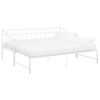 vidaXL Rám vysouvací postele/pohovky bílý kov 90 x 200 cm