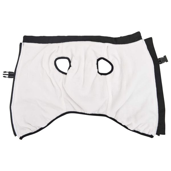 vidaXL Ps&iacute; kab&aacute;t Čern&aacute; L44 Fleece a polyester