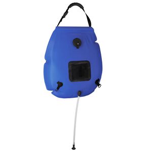 vidaXL Kempingov&yacute; sprchov&yacute; vak modr&yacute; 20 l PVC