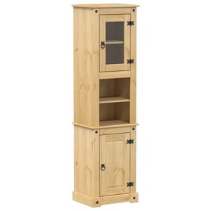 vidaXL Koupelnov&aacute; skř&iacute;ňka Corona 50 x 40 x 185 cm masivn&iacute; borov&eacute; dřevo