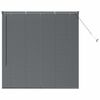 vidaXL Žaluziov&eacute; rolety Tmavě &scaron;ed&aacute; 130 x 135 cm Hlin&iacute;k