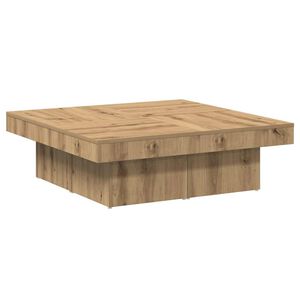 vidaXL Konferenčn&iacute; stolek dub artisan 90 x 90 x 28 cm kompozitn&iacute; dřevo