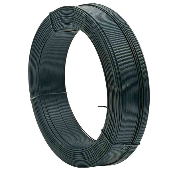 vidaXL Plotov&yacute; vyvazovac&iacute; dr&aacute;t 250 m 0,9/1,4 mm ocelov&yacute; černozelen&yacute;