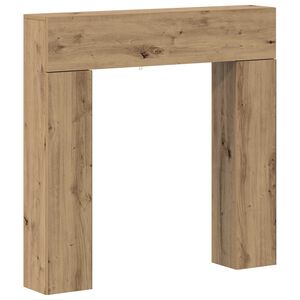 vidaXL R&aacute;m krbu Dub artisan 102 x 18 x 100,5 cm Kompozitn&iacute; dřevo