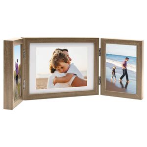 vidaXL Tř&iacute;d&iacute;ln&yacute; fotor&aacute;meček světle hněd&yacute; 22 x 15 cm + 2 x (10 x 15 cm)