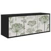 vidaXL N&aacute;stěnn&aacute; TV skř&iacute;ň GOTHA 102 x 33 x 40 cm Čern&yacute; dub