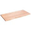 vidaXL Koupelnov&aacute; deska světle hněd&aacute; 80 x 40 x 2 cm o&scaron;etřen&yacute; masiv