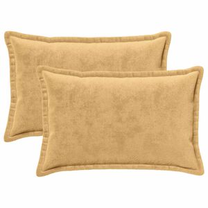 vidaXL Povlak na pol&scaron;t&aacute;ř 2 ks HOUTEN Taupe 50 x 80 cm Flanel