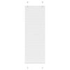 vidaXL Plisovaná roleta bílá 40x100 cm Šířka látky 39,4 cm Polyester