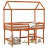 vidaXL R&aacute;m postele loft Voskově Hněd&aacute; 90 x 190 cm Masivn&iacute; borovice