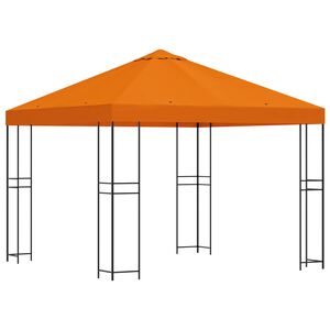 vidaXL Alt&aacute;n 3 x 3 m Oranžov&aacute; Polyester a ocel 190 gsm