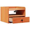 vidaXL Noční stolek se zásuvkou Voskově hnědá 38 x 36 x 29,5 cm