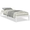 vidaXL Prodloužen&yacute; r&aacute;m postele bez matrace b&iacute;l&yacute; 80 x 210 cm borovice