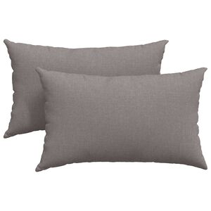 vidaXL Pohovkov&eacute; pol&scaron;t&aacute;ře 2 pcs Taupe 50 x 30 cm textil