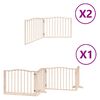 vidaXL Z&aacute;brana pro psy s dv&iacute;řky skl&aacute;dac&iacute; 8 panelů 640 cm topol