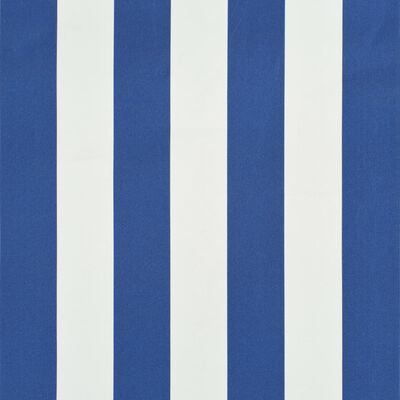 vidaXL Zatahovací markýza 300 x 150 cm modro-bílá