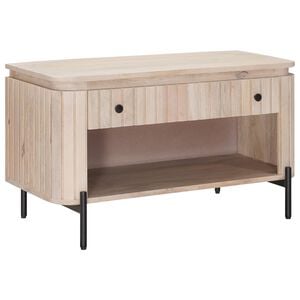 vidaXL Lavička na boty se z&aacute;suvkou s polic&iacute; 85 x 37 x 48 cm